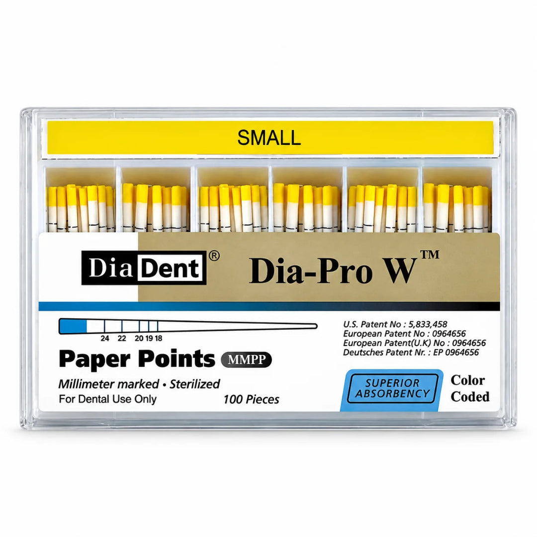 DiaDent DIA-PRO W Small Paper Points (100 Points)