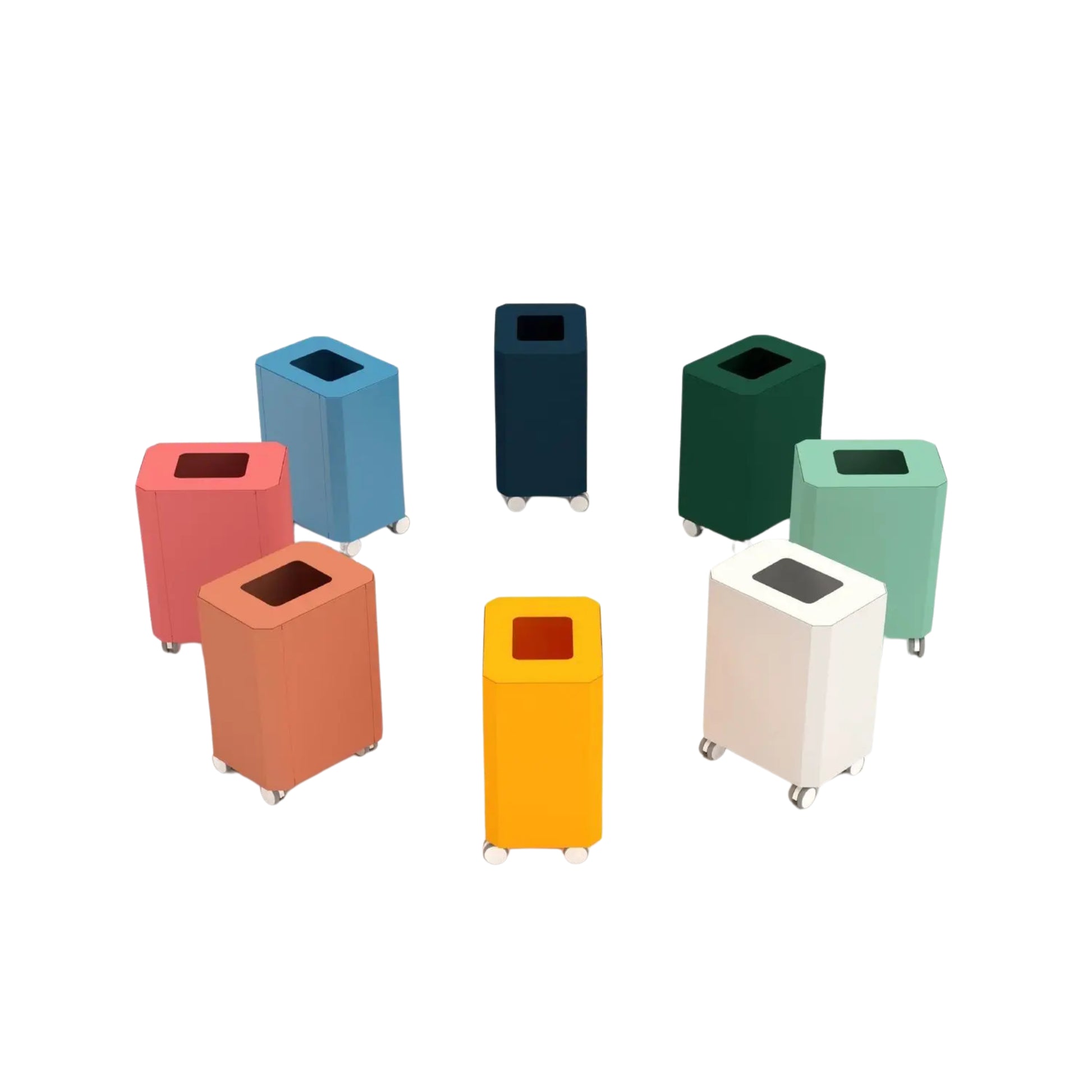 Colour variety Zilfor Sirio Mobile Bin Holder for 40L & 60L