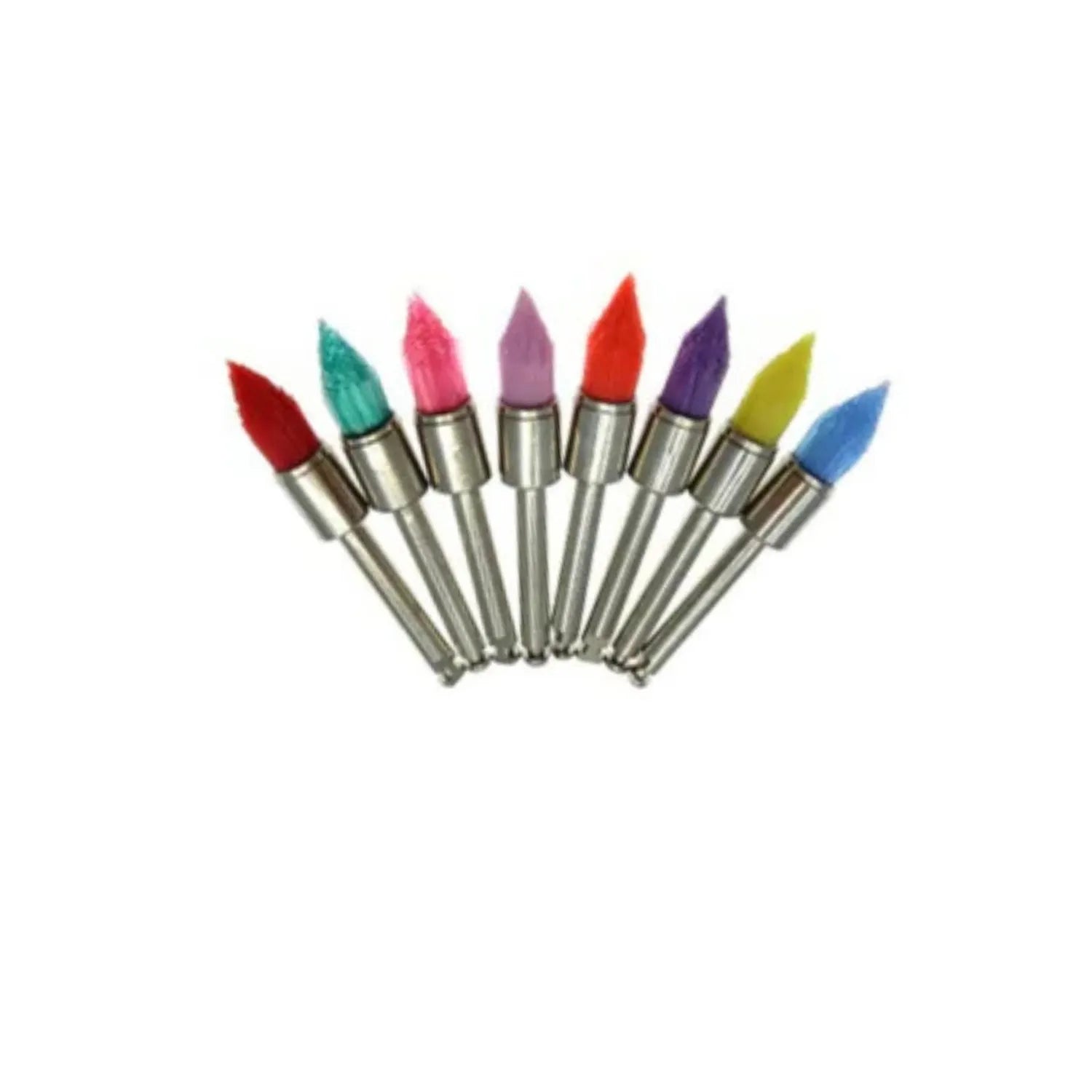Dental Prophy Multicolour Nylon Brush Pencil-Sharp (Pack of 100)