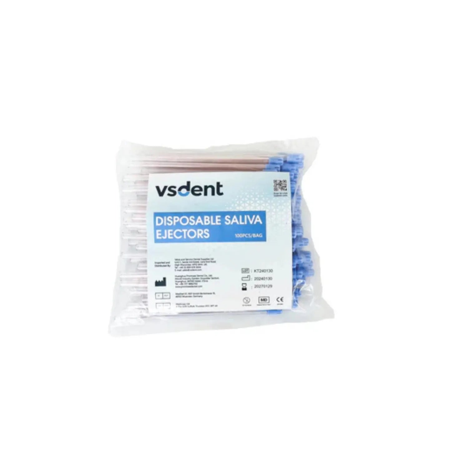 Disposable Saliva Ejectors (Pack of 100)