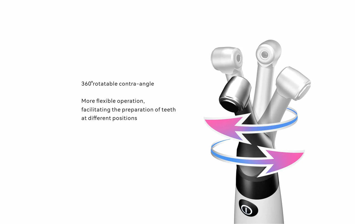 Woodpecker Endo Free Dental Brushless Endo Motor 6:1 Contra Angle Woodpecker Endo Free Dental Brushless Endo Motor 6:1 Contra Angle