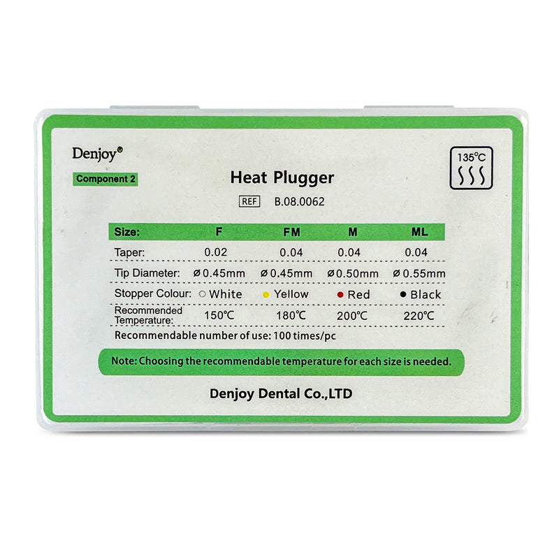 Heated plugger for endo obturation system (Pack of 4)