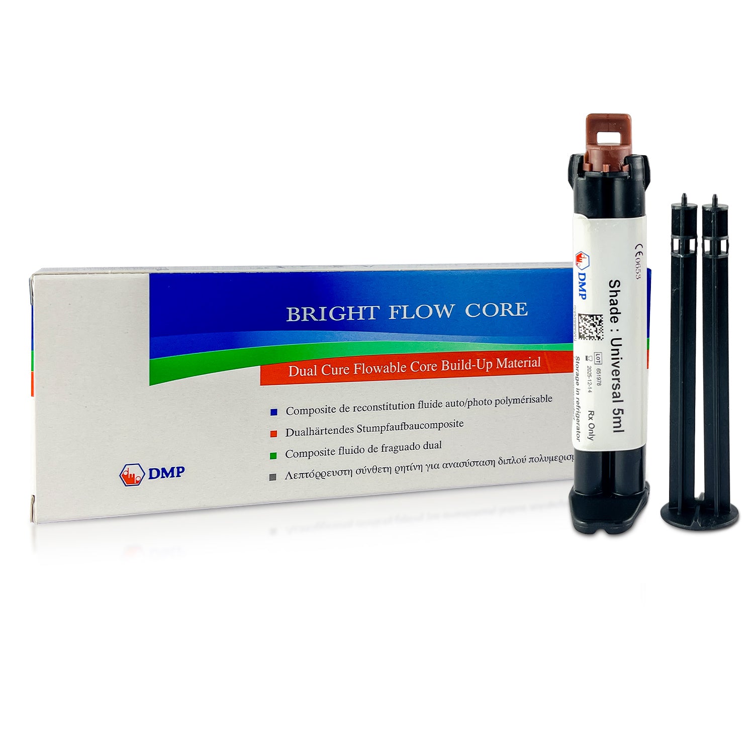 Flow Core R Package Bright Flow Core Double Syringe -DC 5ml | QUDENT