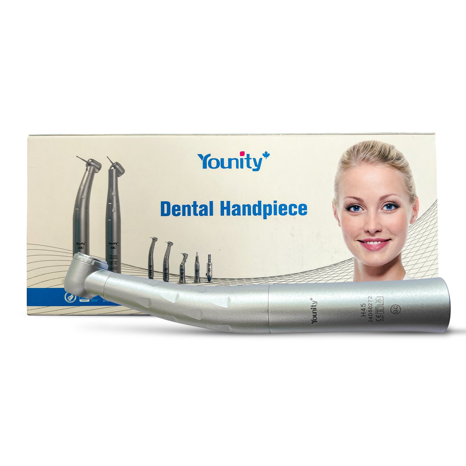 Delma Younity LED Fast Fibre-Optic Handpiece Button 6H Compatible