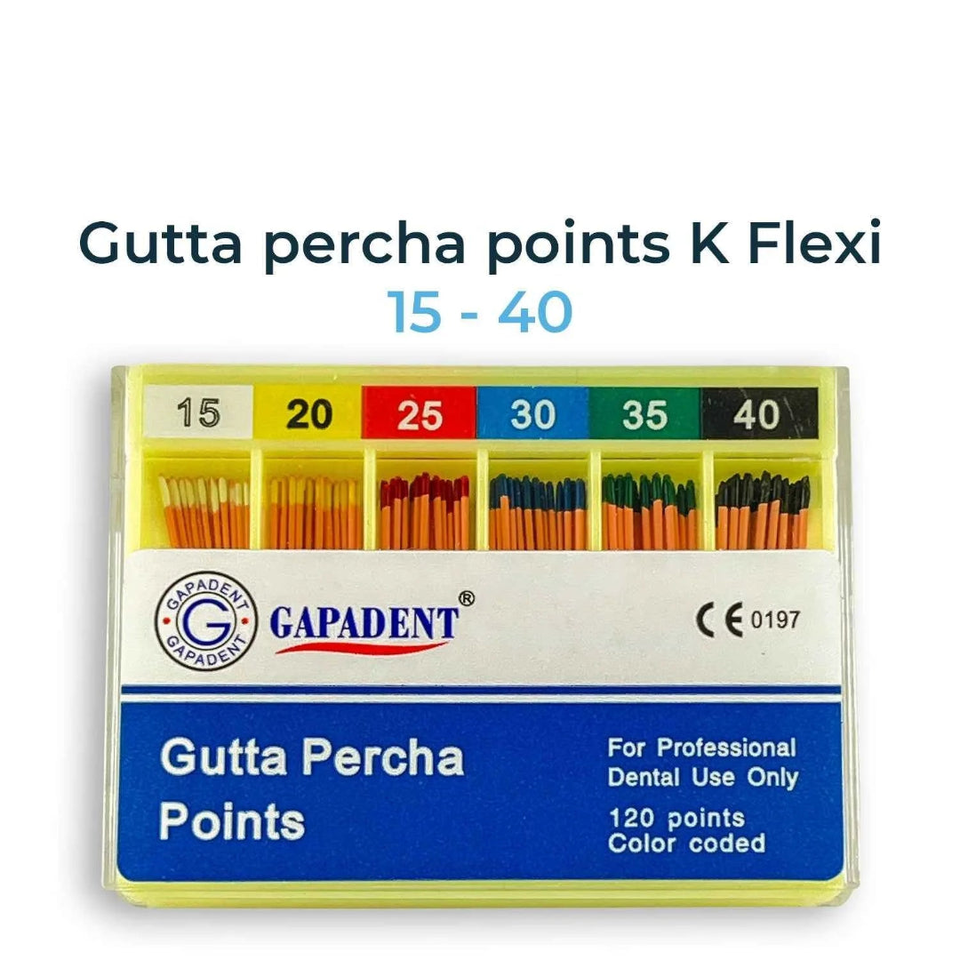 Gutta Percha Points K Flexi 15 - 40 (120 points)