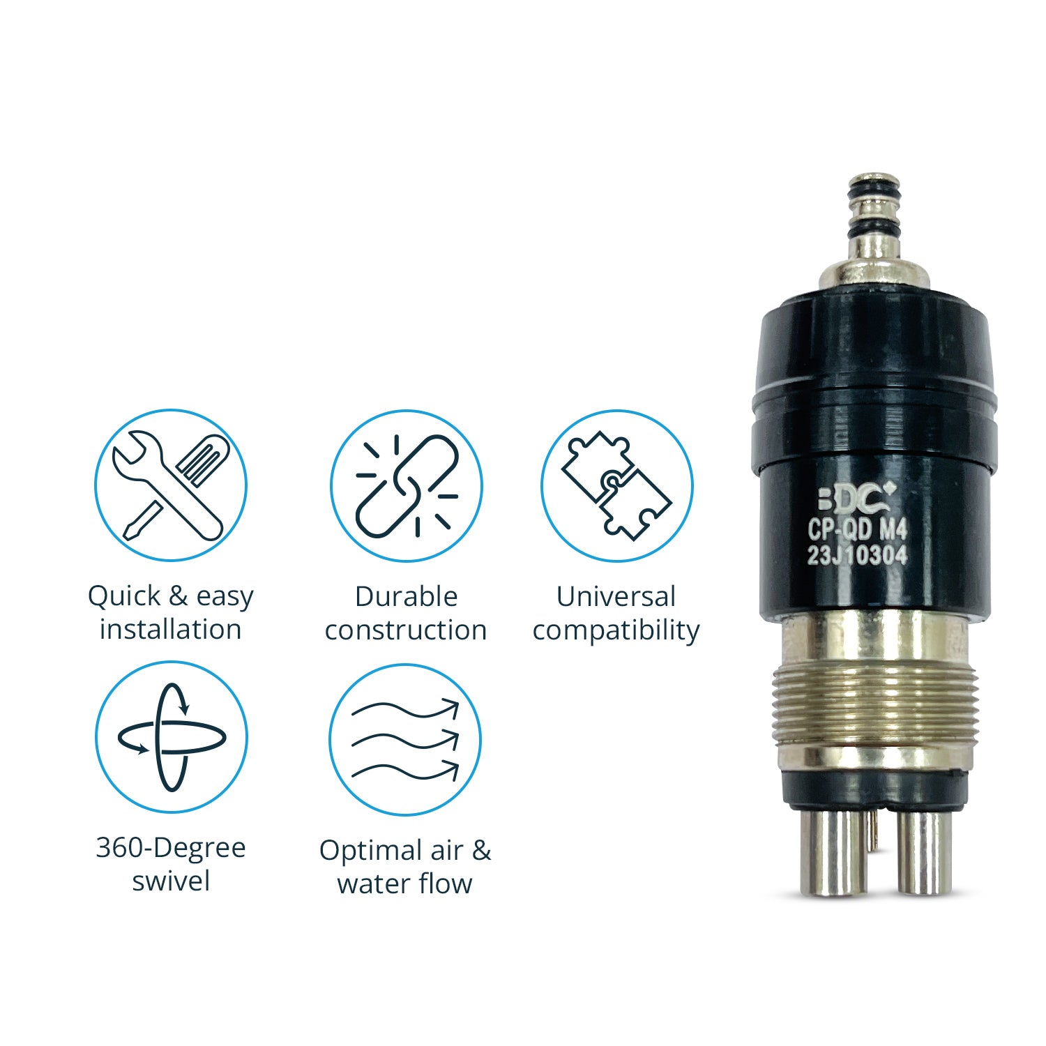 NSK Four hole compatible Quick Coupling - NK QD M4