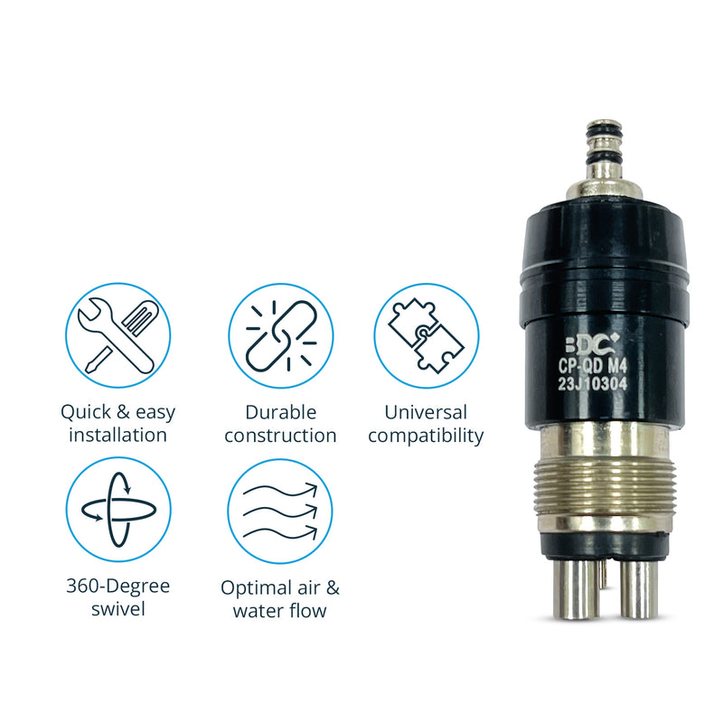 NSK Four hole compatible Quick Coupling - NK QD M4