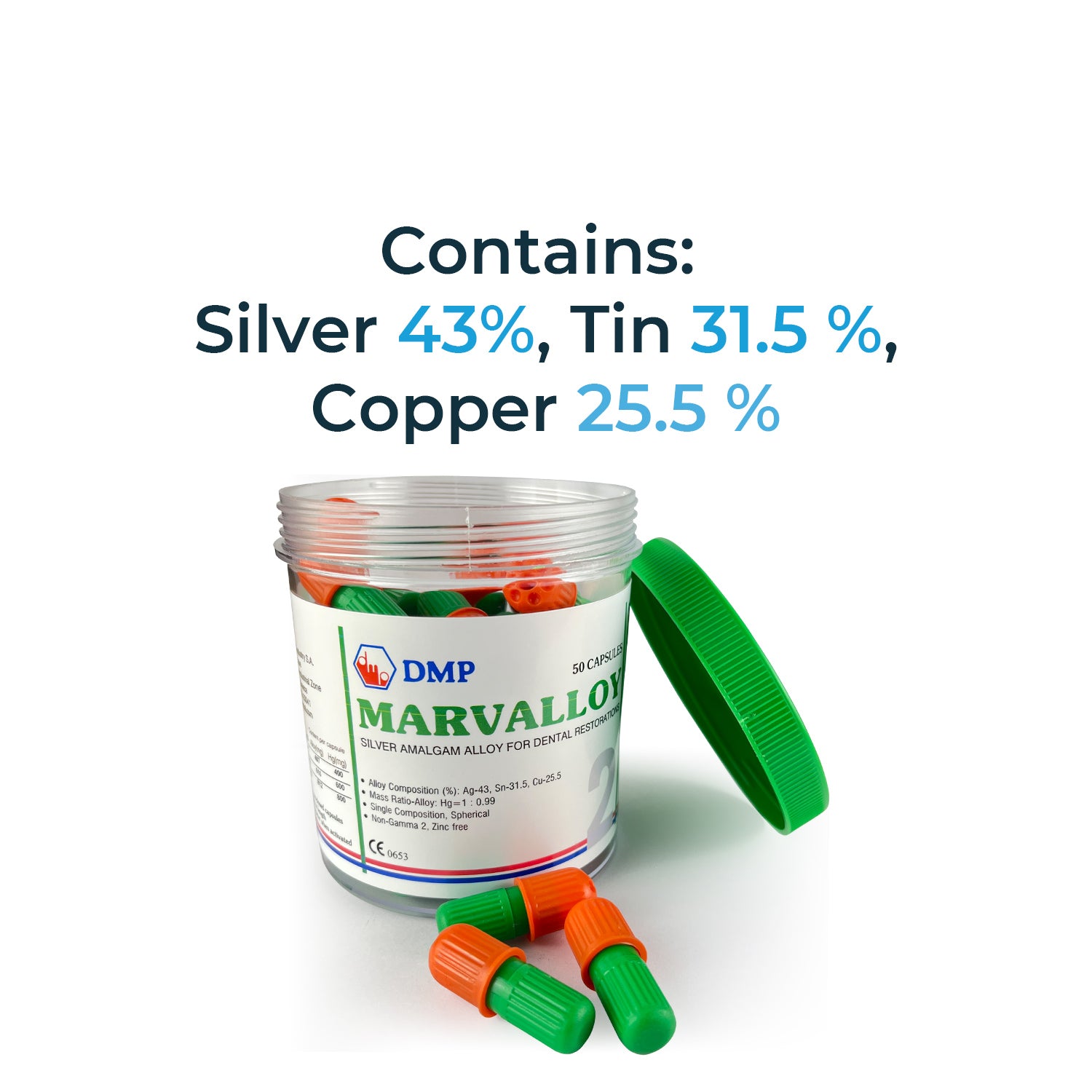 Marvalloy Amalgam Capsules - 2 Spill
