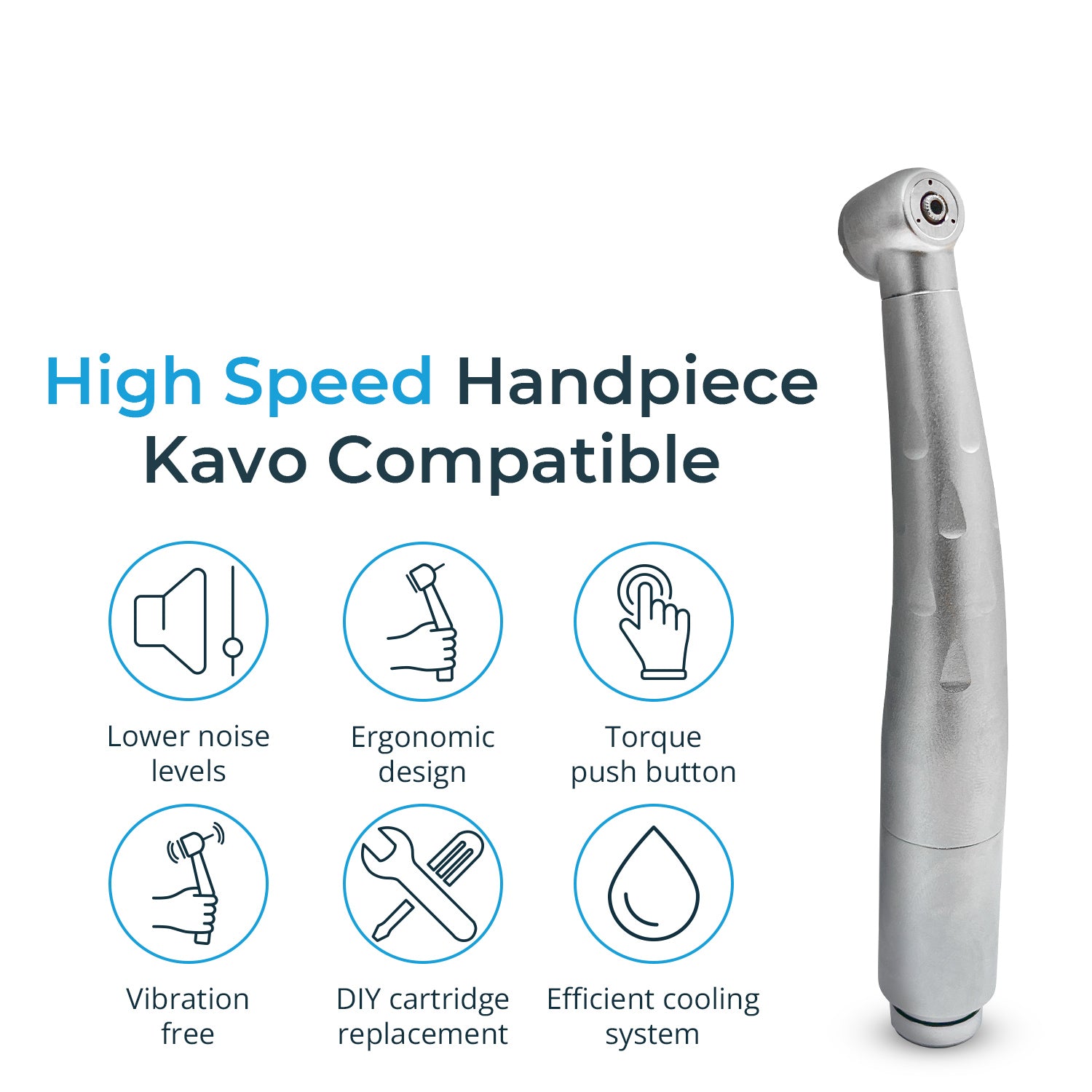 Delma High Speed W&H Coupling Compatible Handpiece
