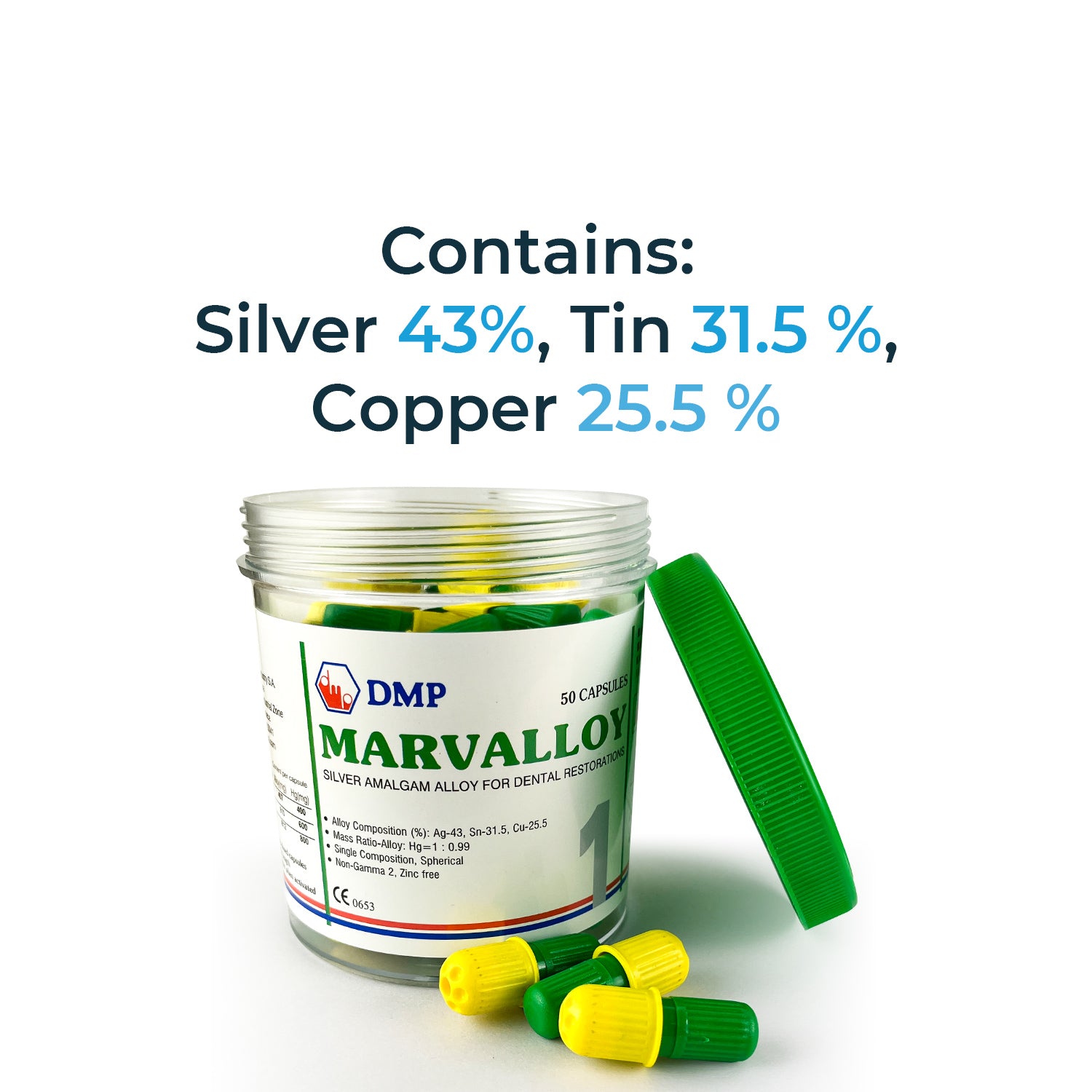 Marvalloy Amalgam Capsules - 1 Spill