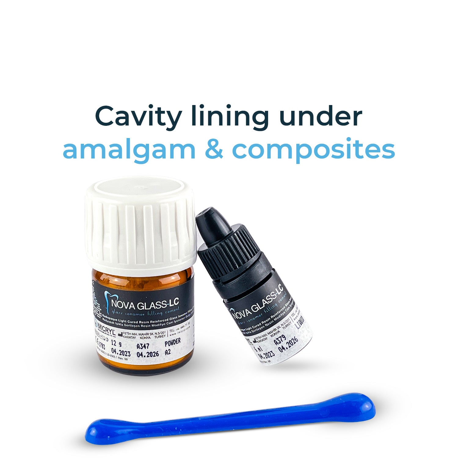 Nova Glass Light Cure Glass Ionomer