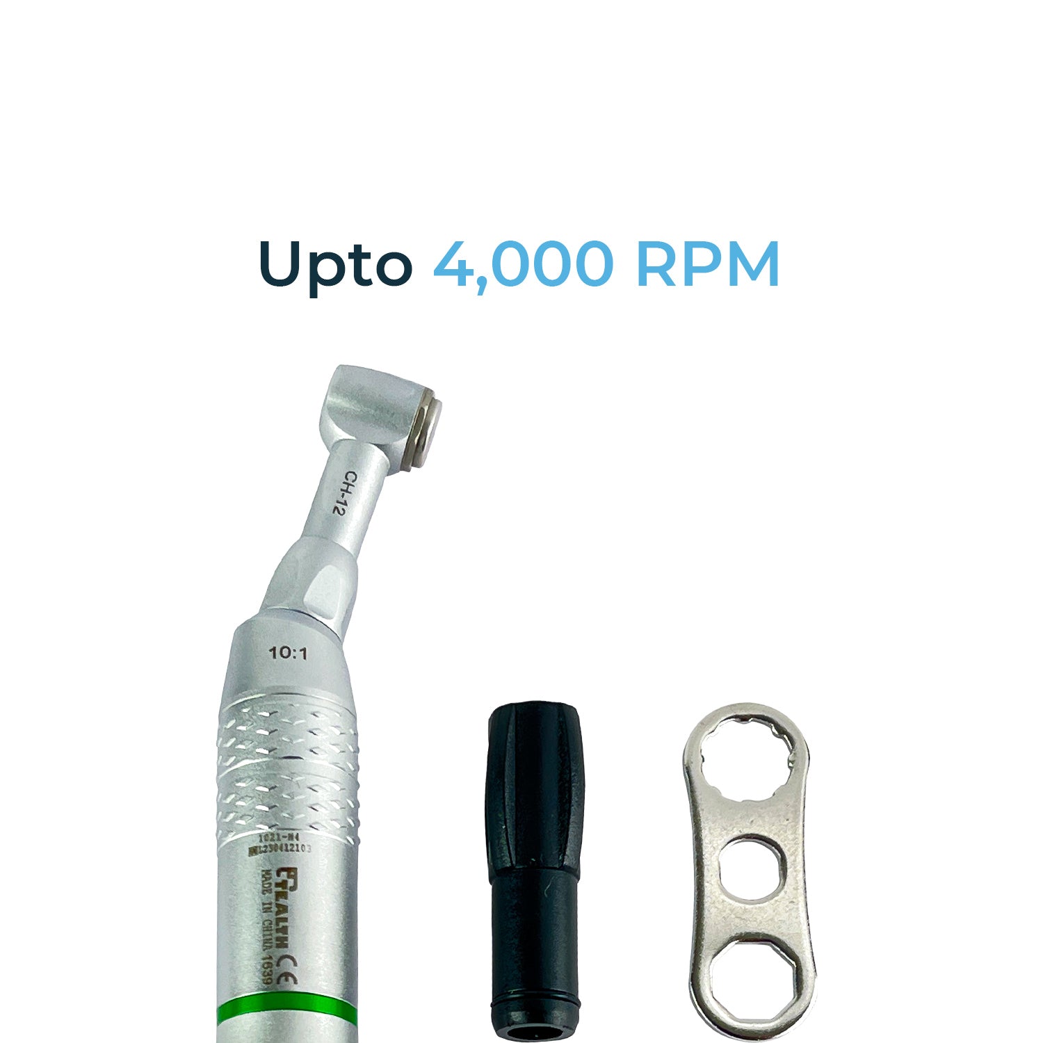 Tealth 10:1 Speed Reducing, Endodontic Contra Angle, Push Button Handpiece RE10