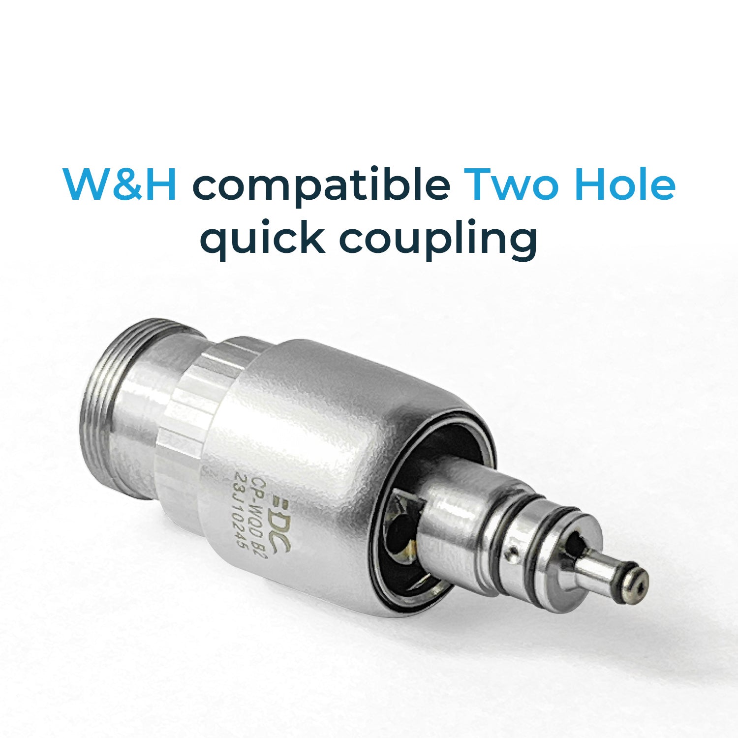Delma W&H compatible Two Hole Quick Coupling WQD B2