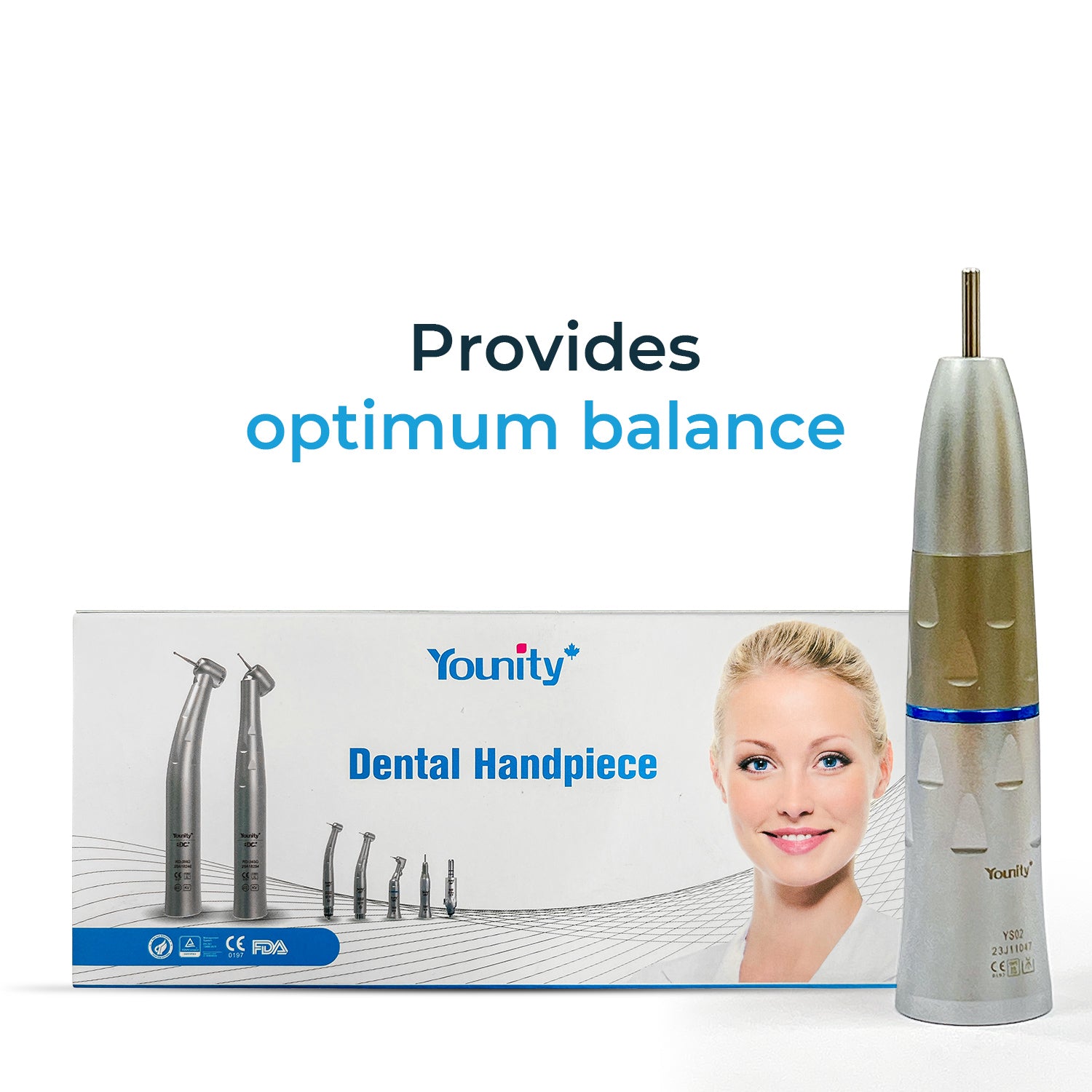Delma Straight 1:1 Handpiece with internal water - XT-LIW S