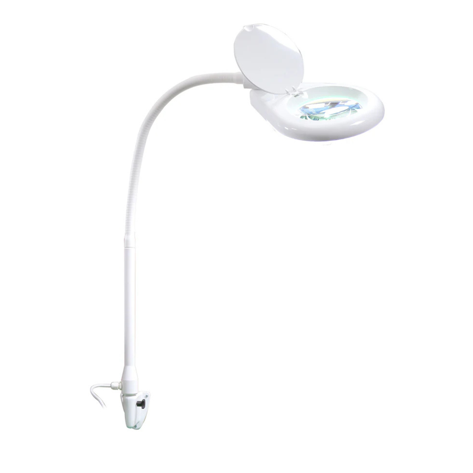 MAG712 Wall Mount Magnifying Light with Flexible & Spring Balanced Arm (12 Dioptre)