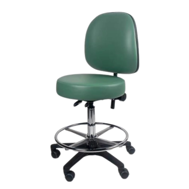 Murray Nurse Stool with Adjustable Lumbar Support