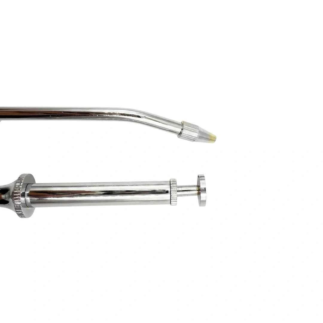 Angled Single-Ended Stainless Steel Amalgam Carrier – Head 2