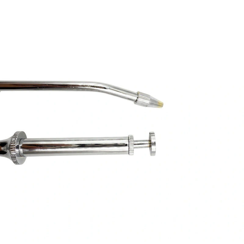 Angled Single-Ended Stainless Steel Amalgam Carrier – Head 2
