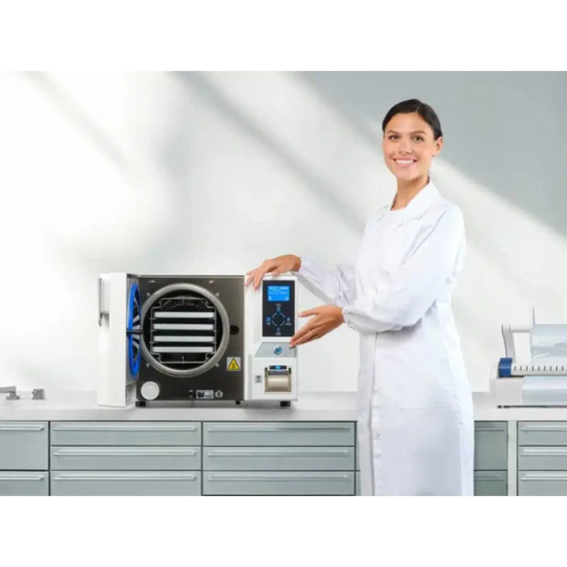 Newmed Hera B18 and B23 B-Class Vacuum Autoclave  Incl. Printer and USB Logger