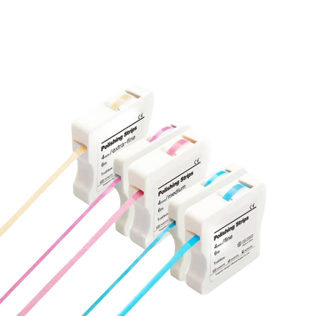 Resin Polishing Dental Strips – Medium, Fine & Extra Fine Grit (6m Reel)