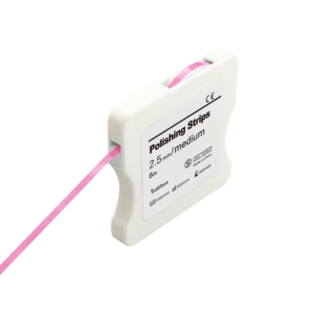 Resin Polishing Dental Strips – Medium, Fine & Extra Fine Grit (6m Reel)