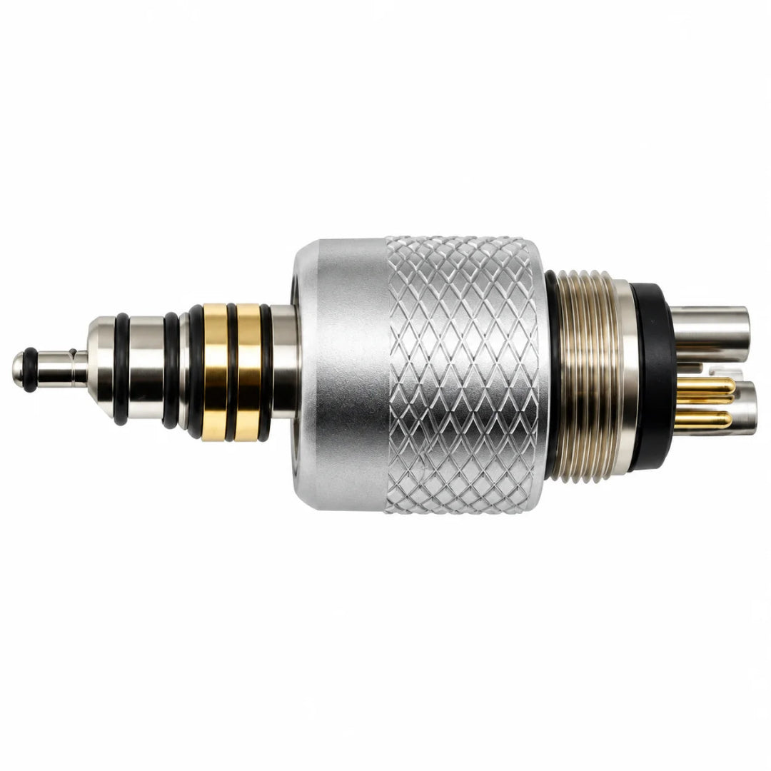 Delma W&H Six hole compatible Fibre optic Quick Coupling
