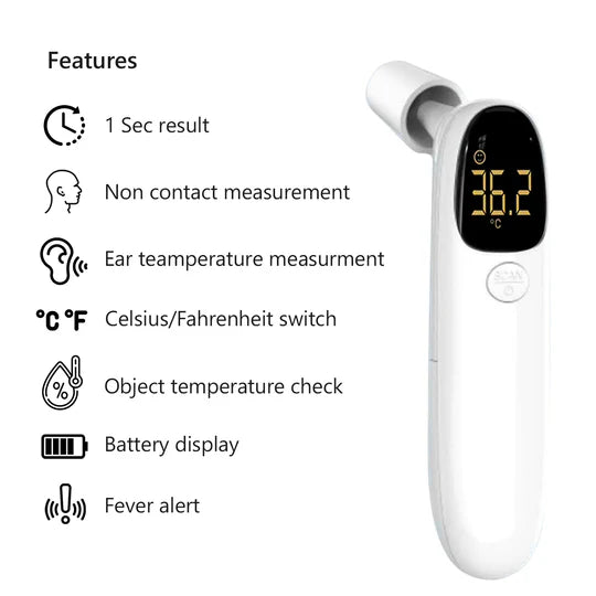 Digital Infrared Thermometer (4 in 1 Functions) (14749613687162)