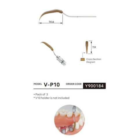 NSK Varios Ultrasonic Tips Maintenance Perio Control V-Tip (14720901611898)