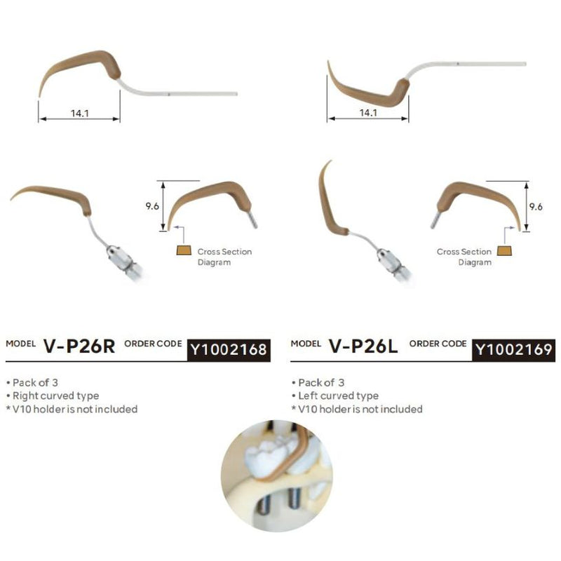 NSK Varios Ultrasonic Tips Maintenance Perio Control V-Tip (14720901611898)