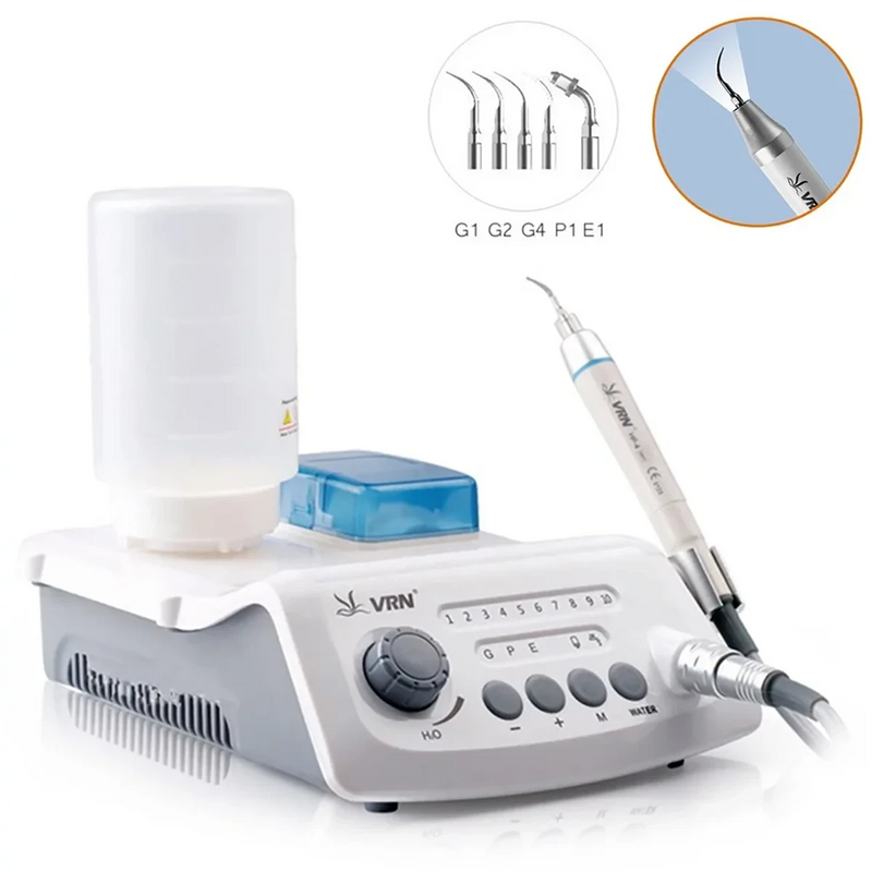 VRN A8 Piezo Aqua portable LED Ultrasonic Scaler unit with Auto-water Supply Bottle
