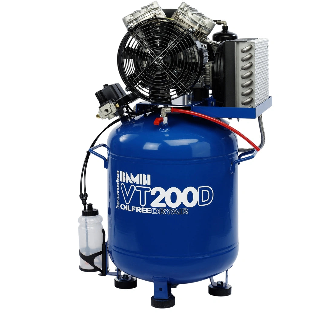 Bambi VT200D Oil-Free Air Compressor with Dryer