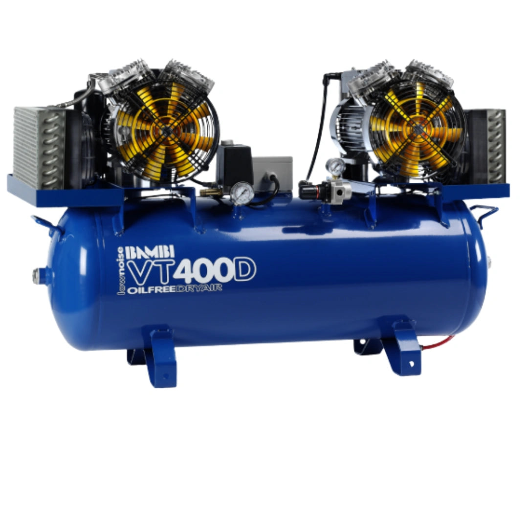 Bambi VT400D Oil-Free Air Compressor with Dryer