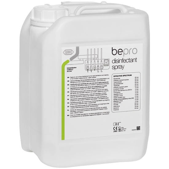 W&H BePro Disinfectant Spray - 1 Litre and 5 Litre