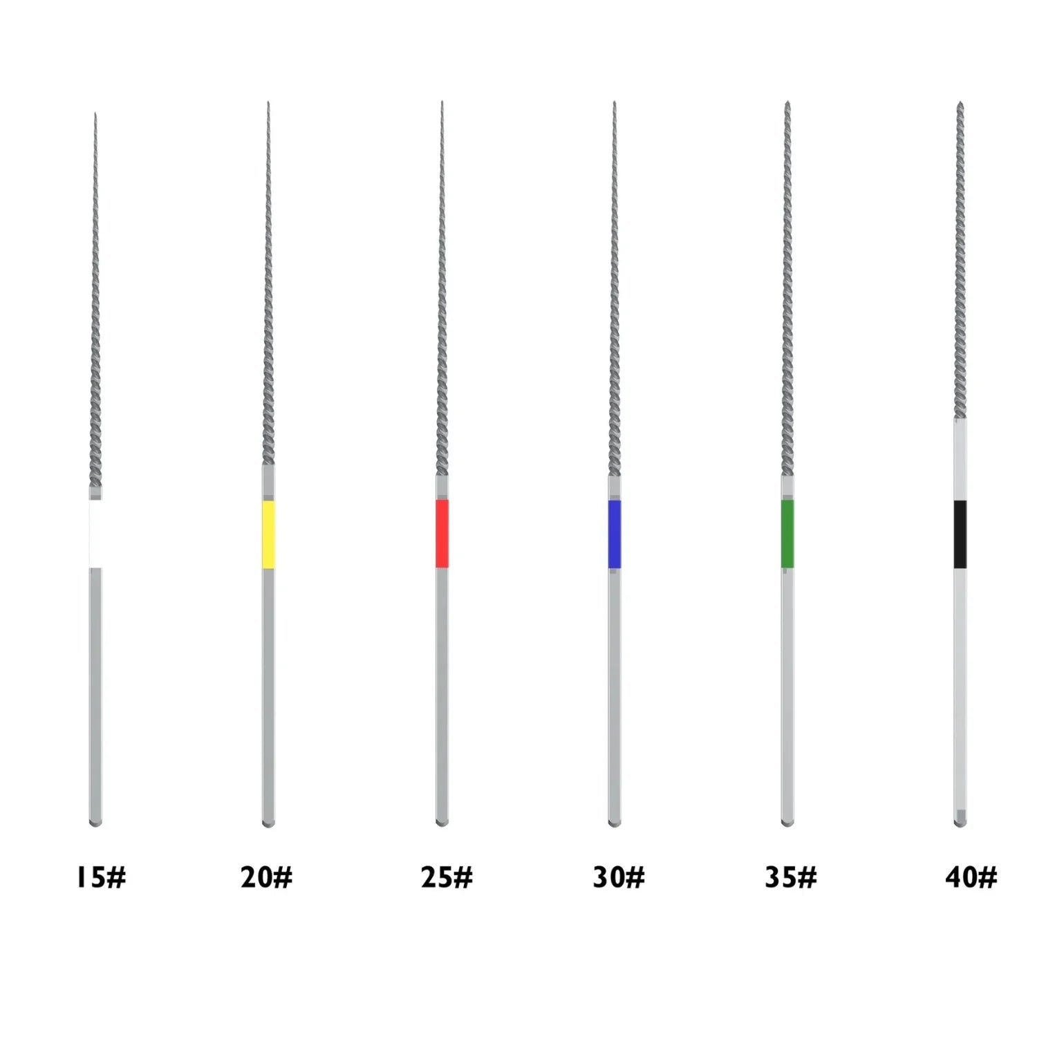 Woodpecker NiTi K Files 33mm Pack of 6