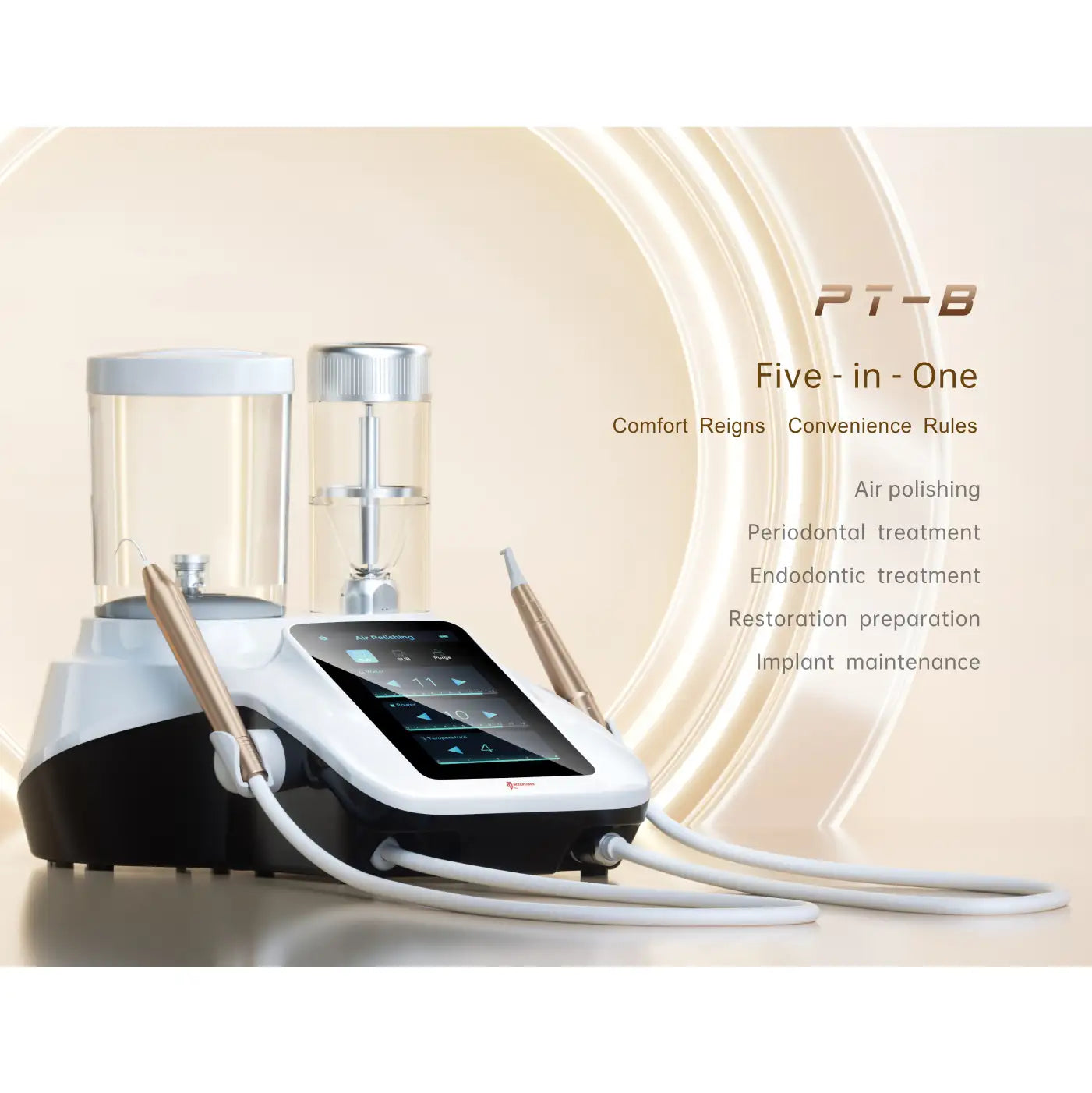 DTE Woodpecker PT-B Air Polisher and Ultrasonic Dental Scaler (8192384958719)