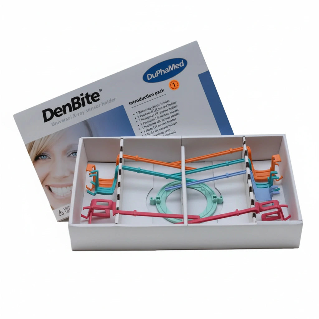Denbite Universal X-Ray RVG Sensor Holder Starter Kit - Size 1 & Size 2