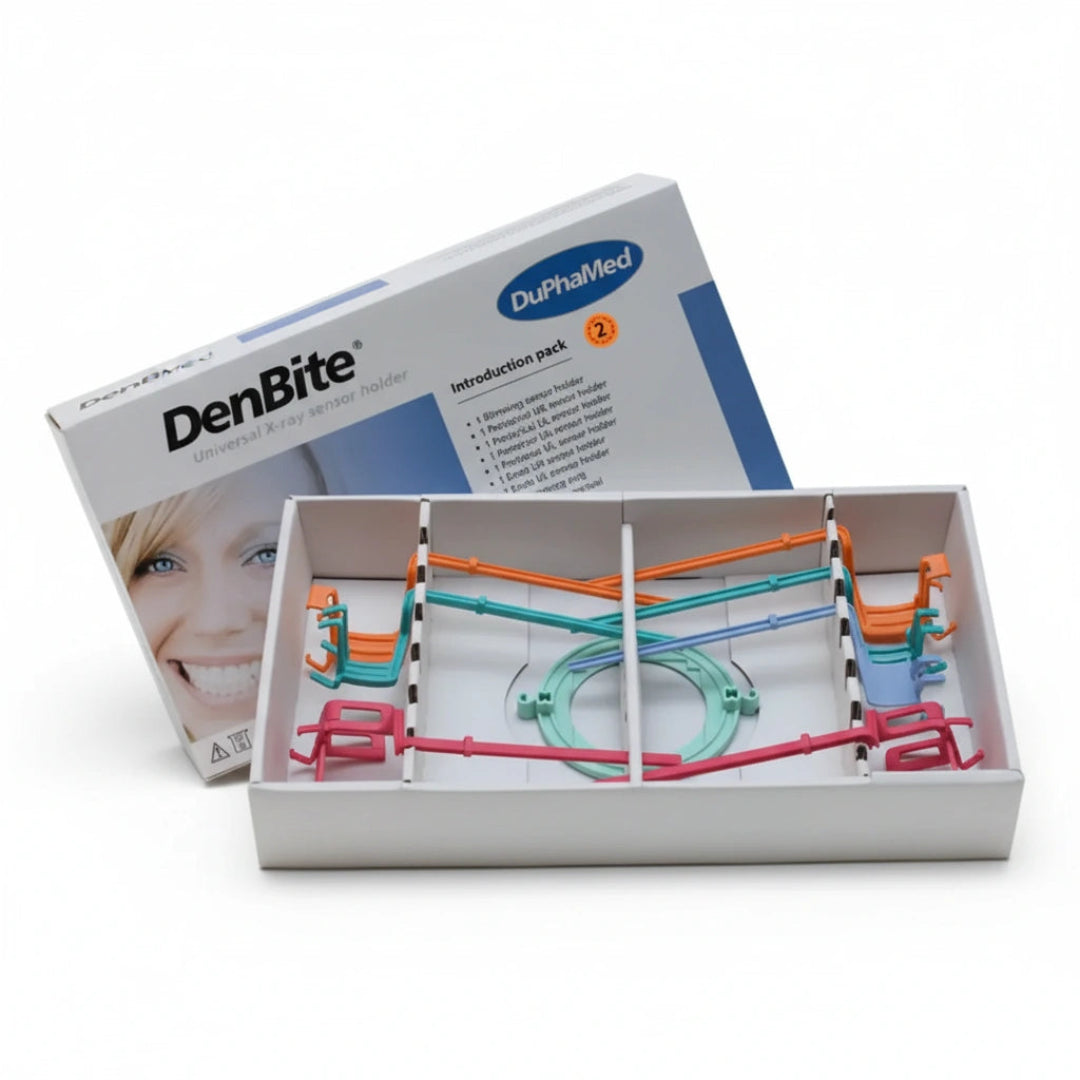 Denbite Universal X-Ray RVG Sensor Holder Starter Kit - Size 1 & Size 2