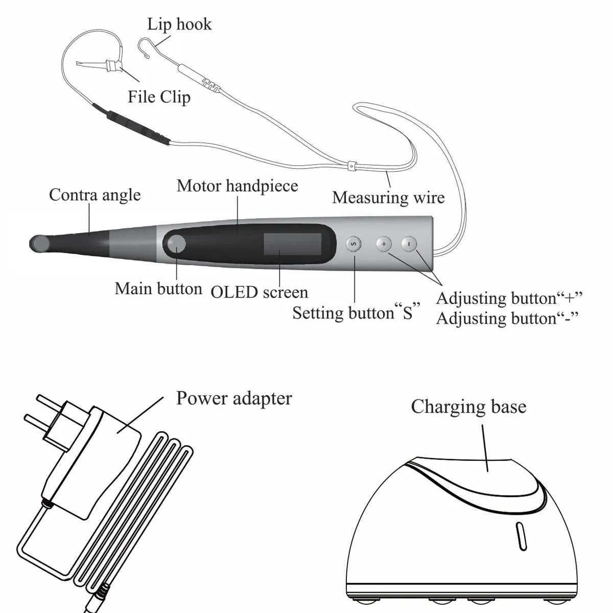 Woodpecker Endomatic Endo motor with Apex Locator (8861268017407)