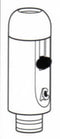 Cattani Large Suction Terminal 16mm (Grey)