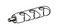 A-dec 3 Position Cascade Assy