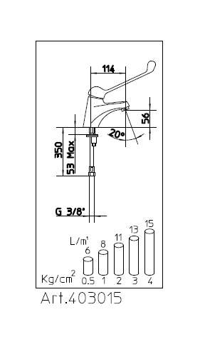 Spelpro Short Fixed Spout Mixer Tap (4440307597399)