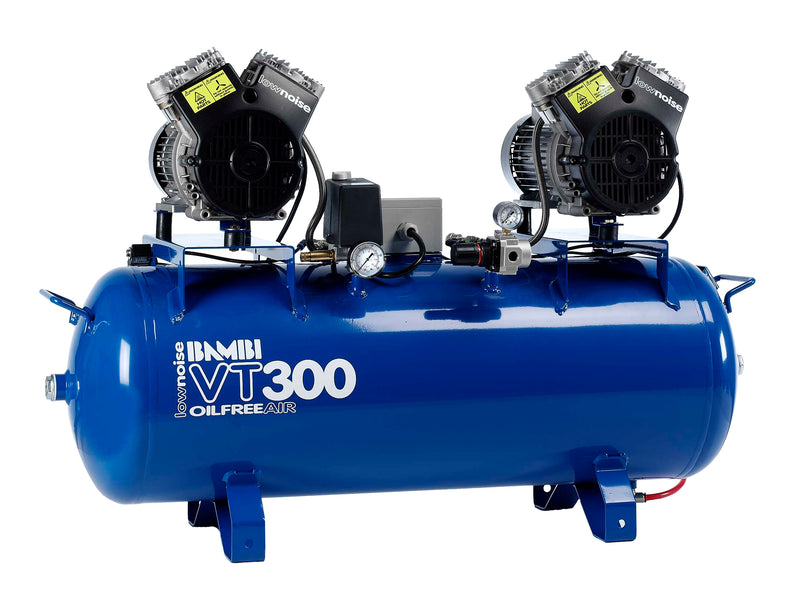 Bambi VT300 Compressor - Oil Free Ultra-Low Noise (4440322539607)