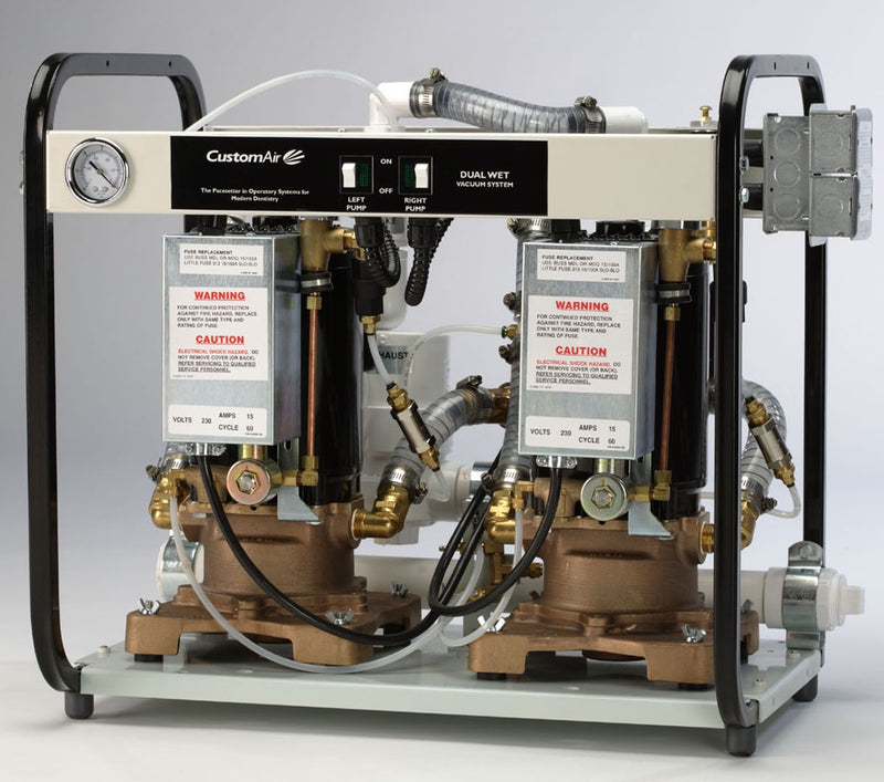 DentalEz Barracuda Dual Suction Pumps (2HP each) Plus Water Recirculator (4440388173911)