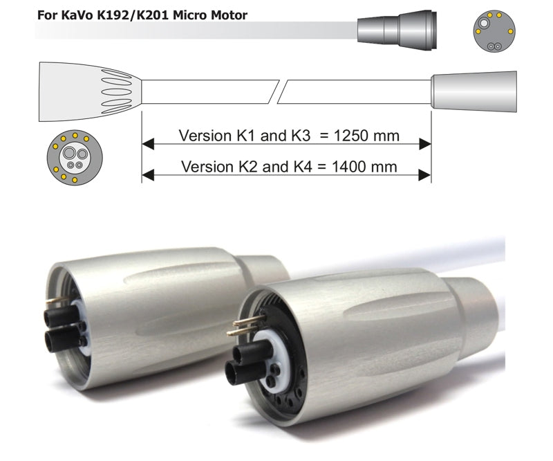 Denlux Kavo Compatible Micro Motor K192 - K201 Hose for Kavo Units (4440345935959)