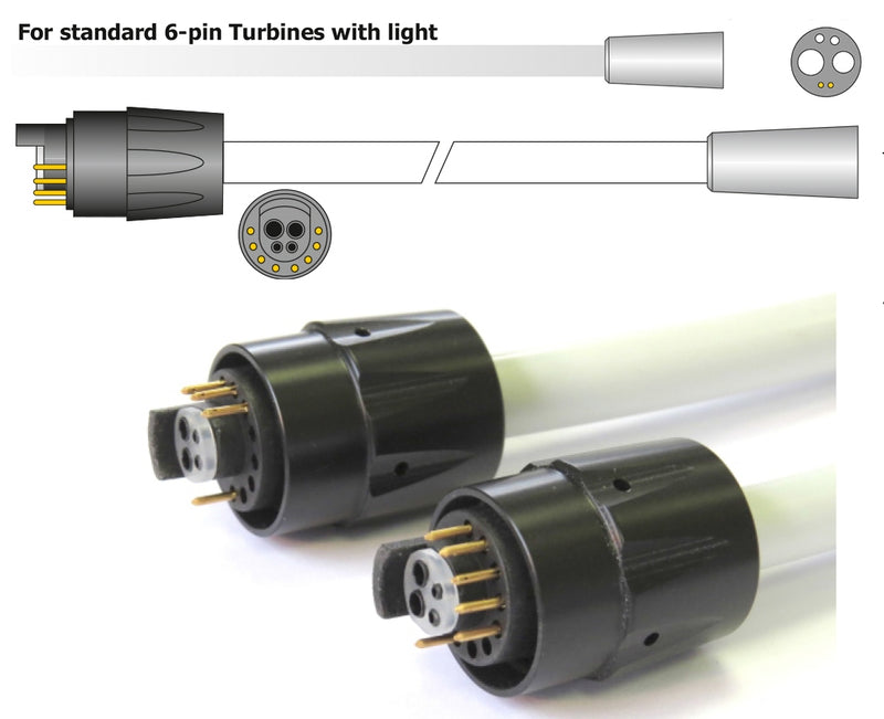 Denlux Sirona Tubing for Turbine with Light (4440379916375)