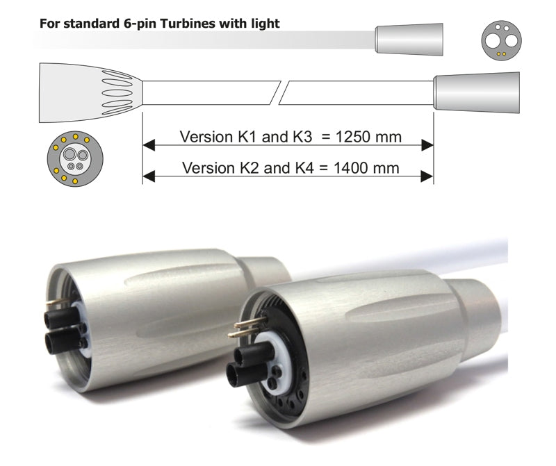Denlux Kavo Compatible Turbine Hose for Kavo Units