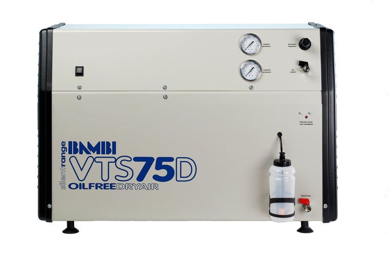 Bambi VTS75D Oil Free Compressor With Dryer