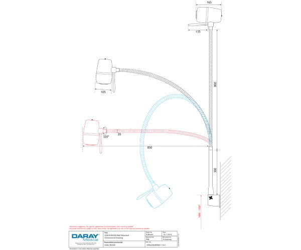 Daray X200 LED Mobile Examination Light